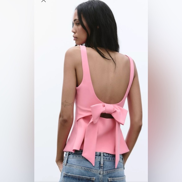 Zara Tops - Zara back now tie top